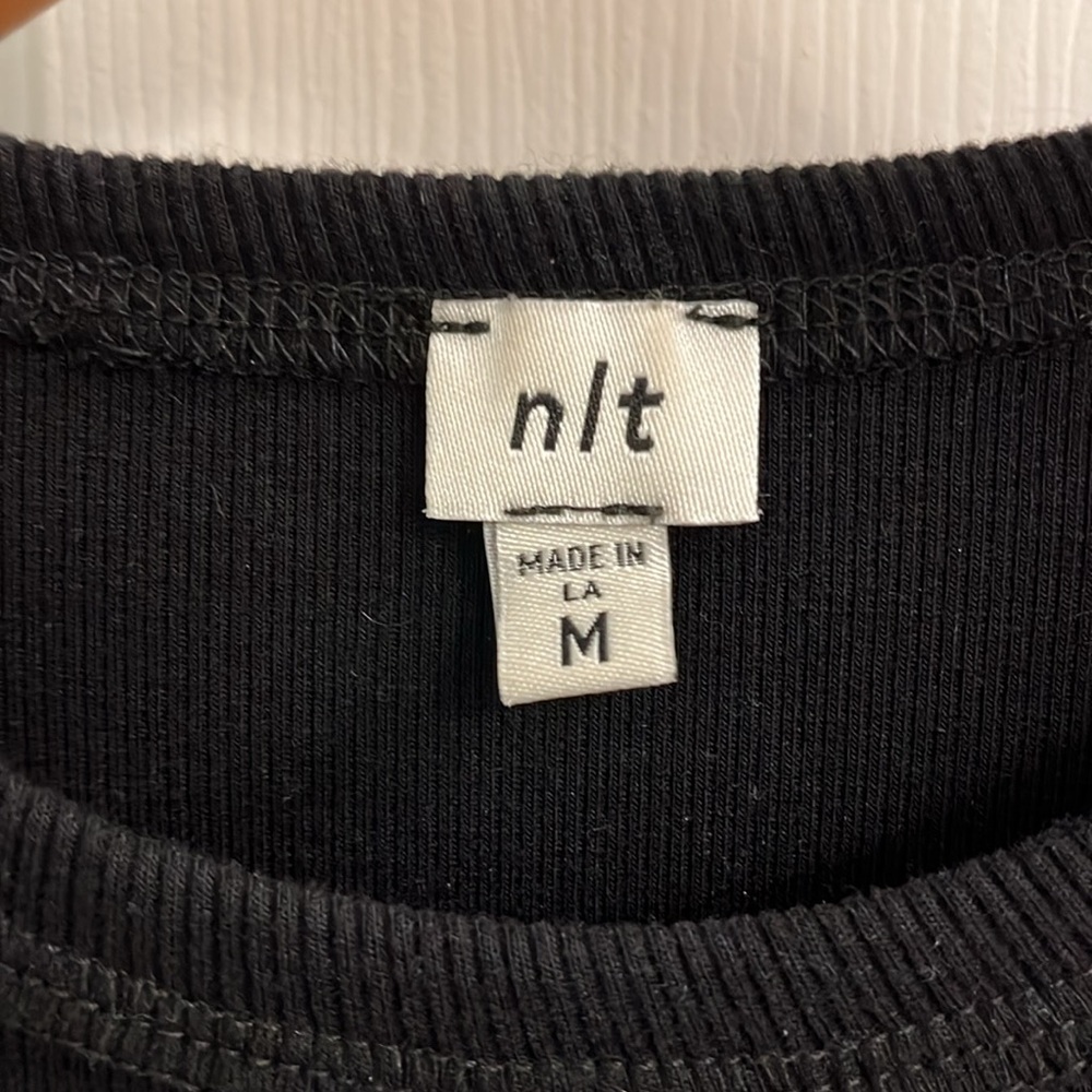 Black Nlt Crop Top View 2